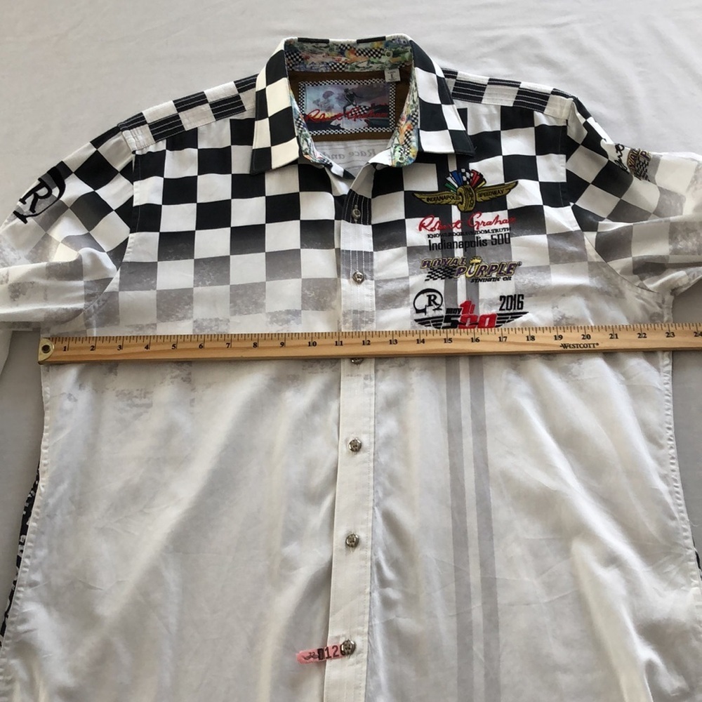 Robert Graham Indianapolis speedway men’s Button up. Very rare Limited edition. - Picture 12 of 17